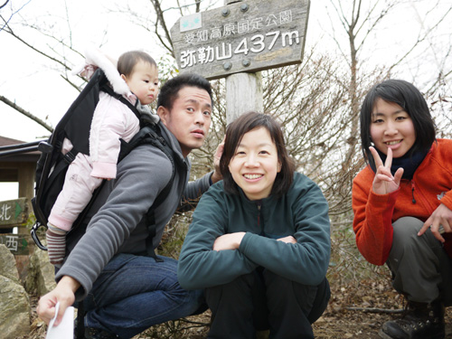 弥勒山頂上