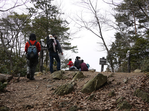 大谷山に到着