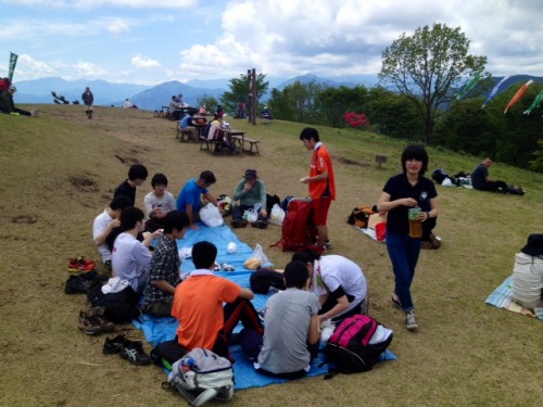 陣馬山頂上